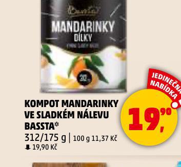 KOMPOT MANDARINKY