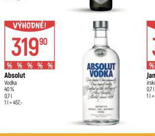 ABSOLUT VODKA