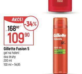 GILLETTE FUSION 5 GEL NA HOLEN