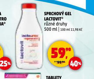 LACTOVIT SPRCHOV GEL