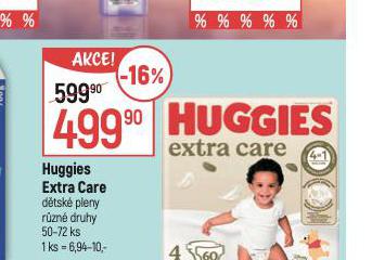 HUGGIES EXTRA CARE DTSK PLENKY