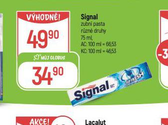 SIGNAL ZUBN PASTA