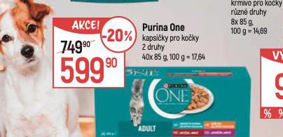 PURINA ONE KAPSIKY PRO KOKY