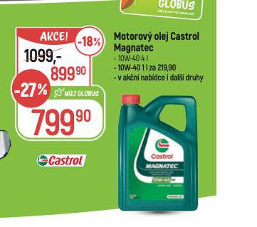 MOTOROV OLEJ CASTROL 10W40 1L