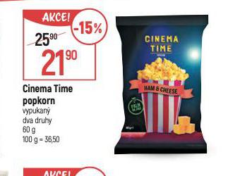 CINEMA TIME POPKORN