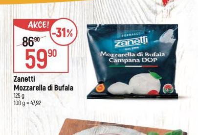 ZANETTI MOZZARELLA DI BUFALA