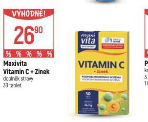 MAXIVITA VITAMIN C + ZINEK