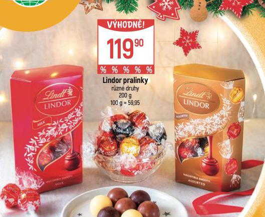 LINDOR PRALINKY