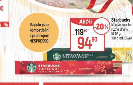 STARBUCKS KVOV KAPSLE