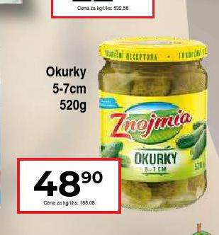 OKURKY ZNOJMIA