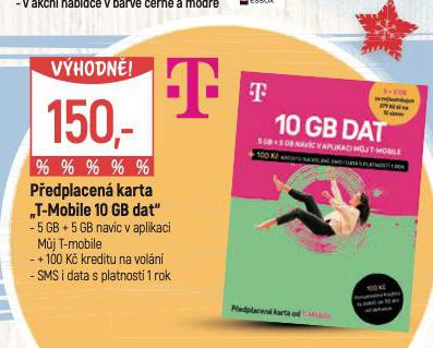 T-MOBILE PEDPLACEN KARTA