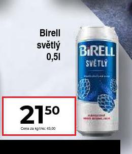 BIRELL NEALKOHOLICK PIVO