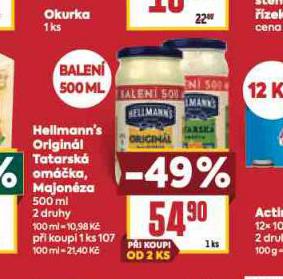 HELLMANNS TATARSK OMKA, MAJONZA