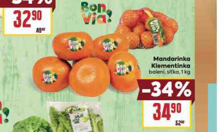 MANDARINKA KLEMETINKA