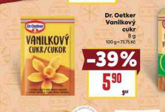 DR. OETKER VANILKOV CUKR