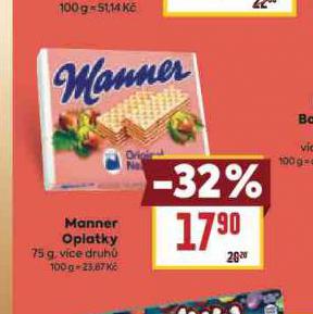 MANNER OPLATKY