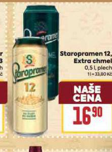 PIVO STAROPRAMEN EXTRA CHMEL