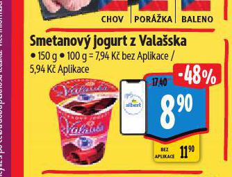 SMETANOV JOGURT Z VALASKA