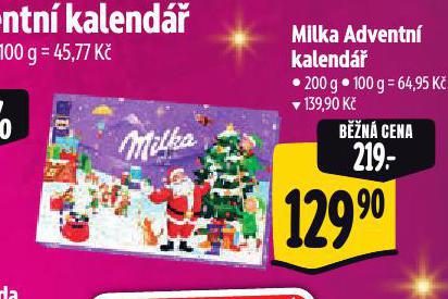 MILKA ADVENTN KALEND