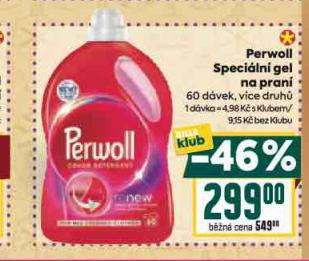 PERWOLL SPECILN GEL NA PRAN