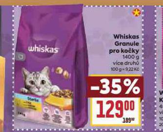 WHISKAS GRANULE PRO KOKY