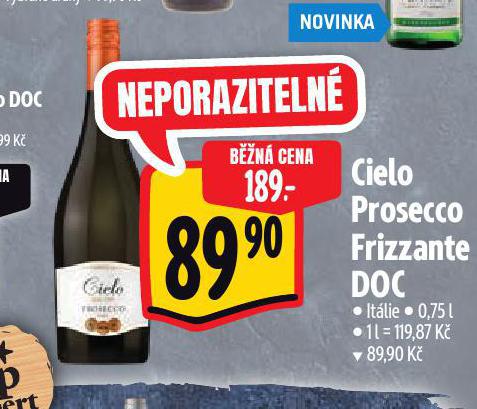 CIELO PROSECCO FRIZZANTE DOC