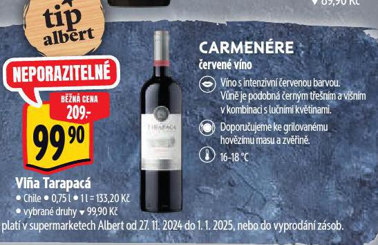 VINA TARAPAC CARMENRE