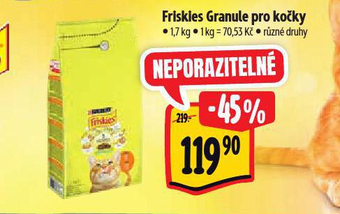 FRISKIES GRANULE PRO KOKY