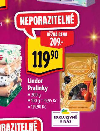 LINDOR PRALINKY