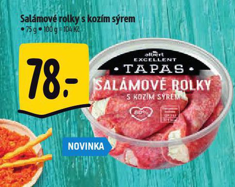 SALMOV ROLKY S KOZM SREM