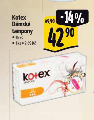 KOTEX DMSK TAMPONY