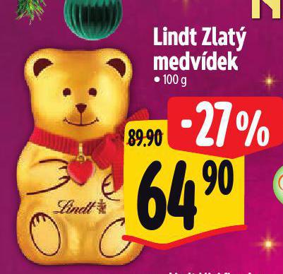 LINDT ZLAT MEDVDEK