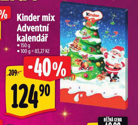 KINDER MIX ADVENTN KALEND