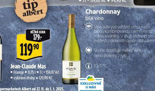 JEAN-CLAUDE MAS CHARDONNAY