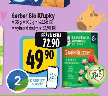 GERBER BIO KUPKY