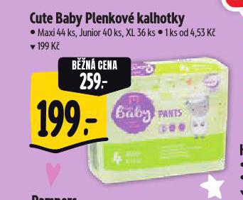 CUTE BABY PLENKOV KALHOTKY