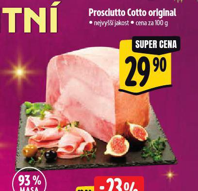 PROSCIUTTO COTTO