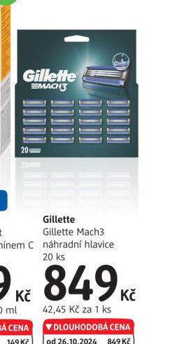 GILLETTE NHRADN HLAVICE