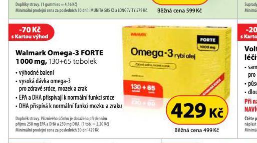 WALMARK OMEGA 3 FORTE