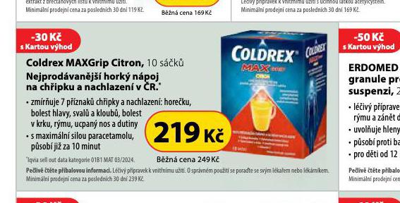 COLDREX MAXGRIP CITRON