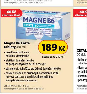 MAGNE B6 FORTE TABLETY