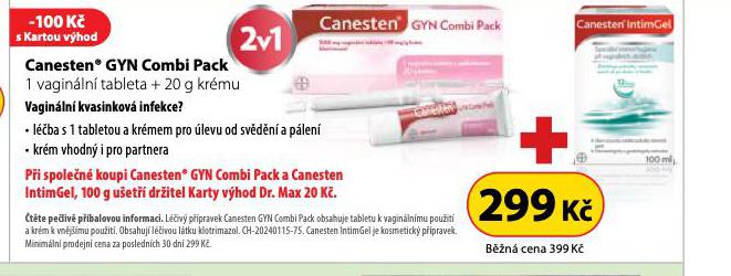 CANESTEN GYN COMBI PACK