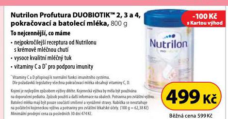 NUTRILON PROFUTURA DUOBIOTIK 2,3,4