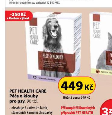 PET HEALTH CARE PE O KLOUBY PRO PSY