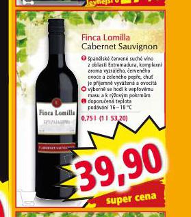 FINCA LOMILLA CABERNET SAUVIGNON