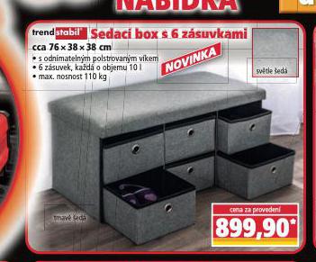 SEDAC BOX S 6 ZSUVKAMI