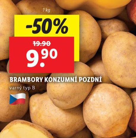 BRAMBORY KONZUMN POZDN