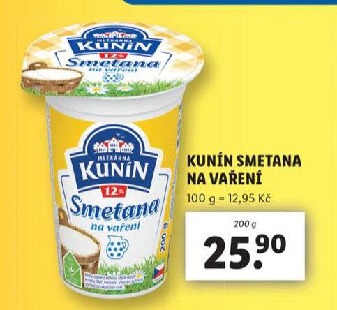 KUNN SMETANA NA VAEN