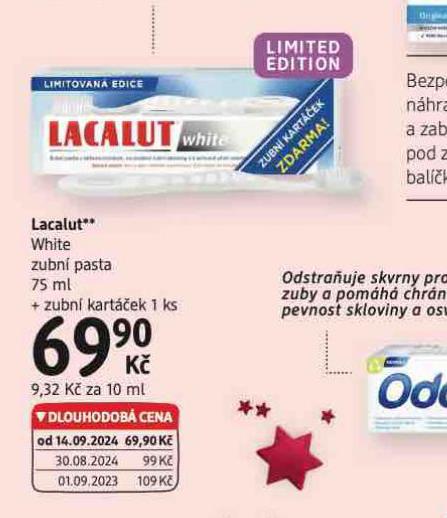 LACALUT WHITE ZUBN PASTA