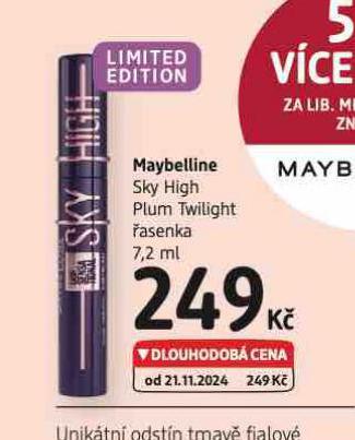 MAYBELLINE SKY HIGH PLUM TWILIGHT ASENKA